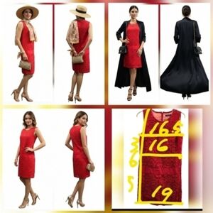 Marc Cain Silk & Cotton Blend Lace Dress Size N1/US 2